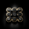 Torque-01 | Interlocking Gear Mechanical Spinner | Premium EDC Fidget Toy