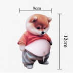 Shiba Squish Stickers — 5 Pack