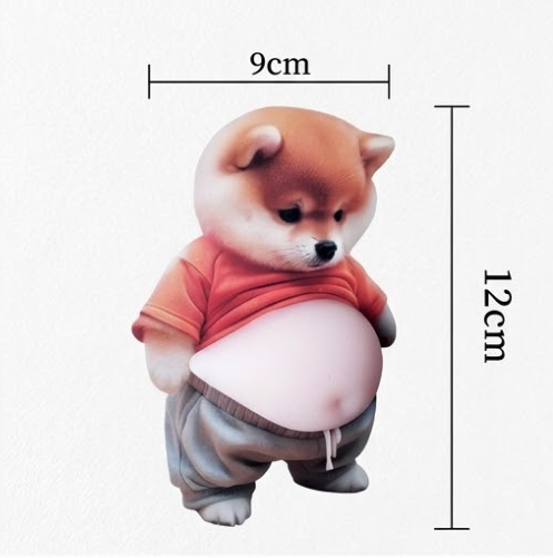 Shiba Squish Stickers — 5 Pack