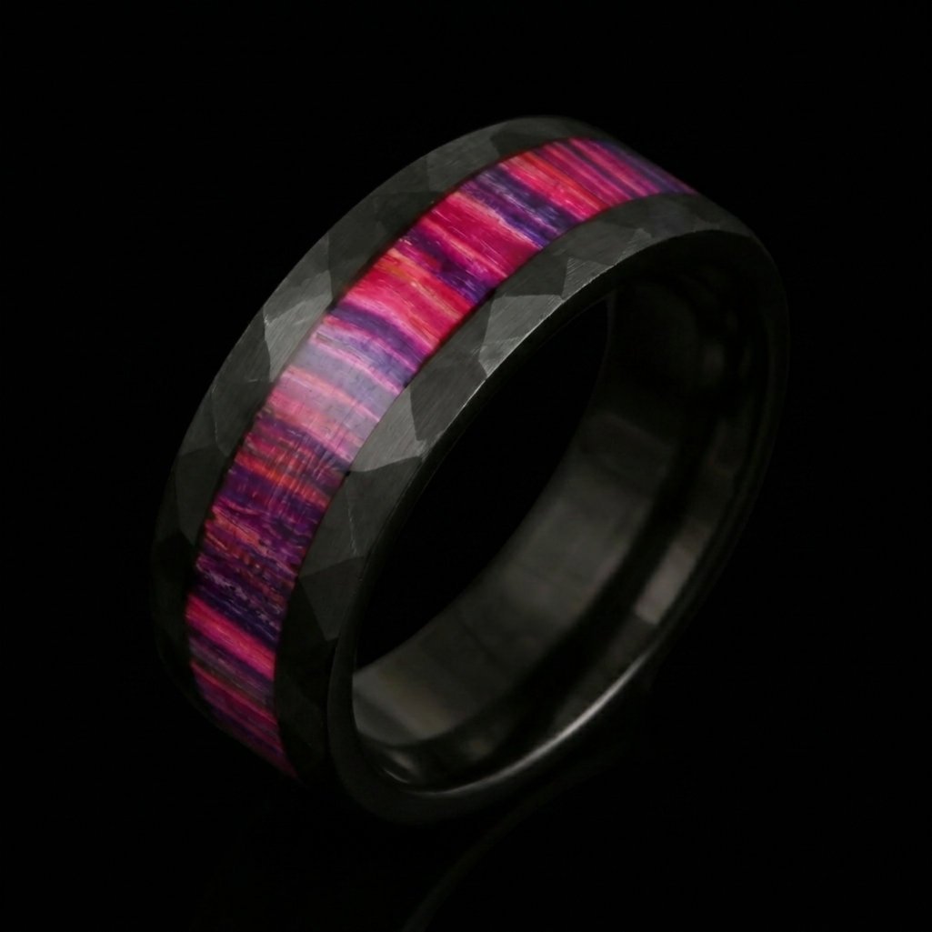 The Vertex Band | Beveled Geometric Stainless Steel Ring