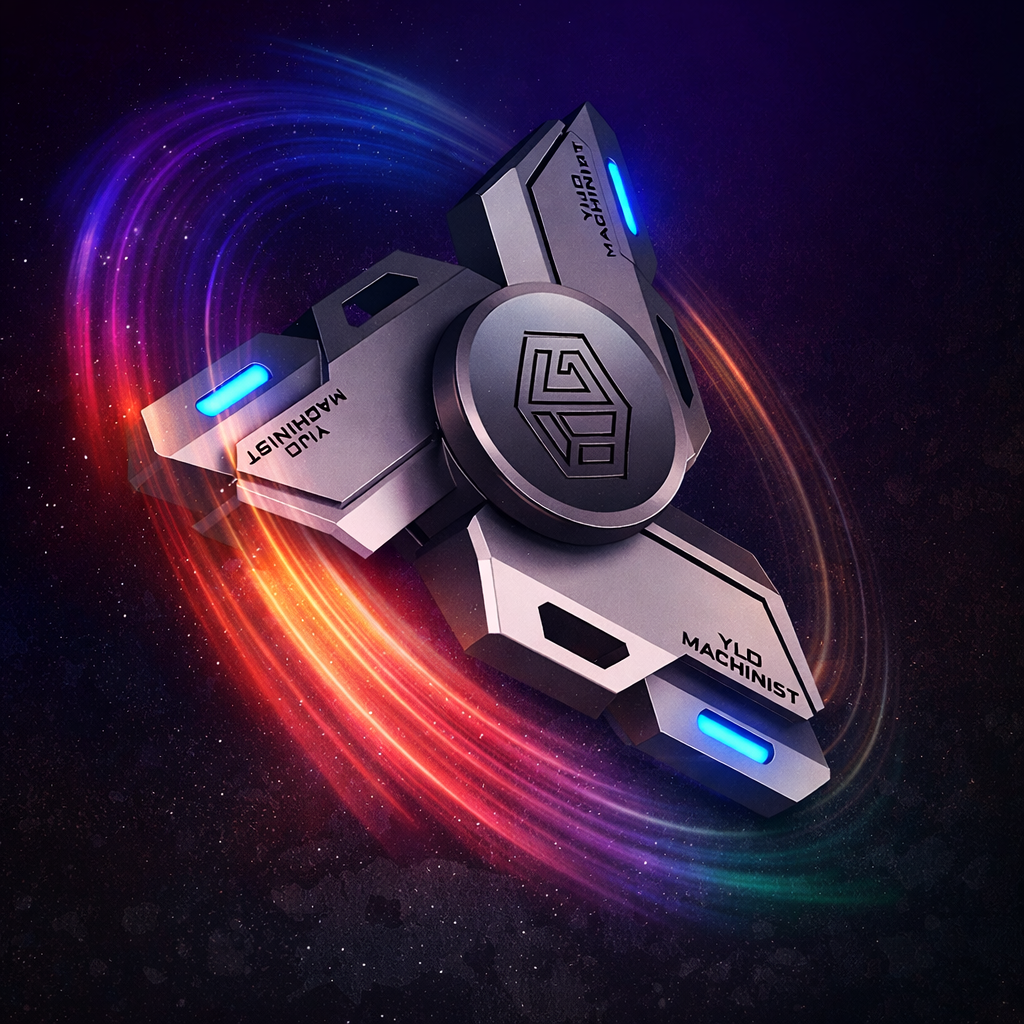 Cyber Tri-Arm Glow Spinner