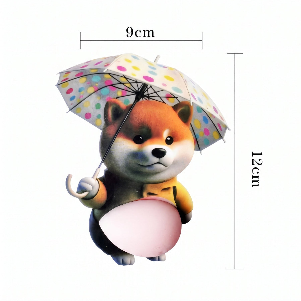 Shiba Squish Stickers — 5 Pack