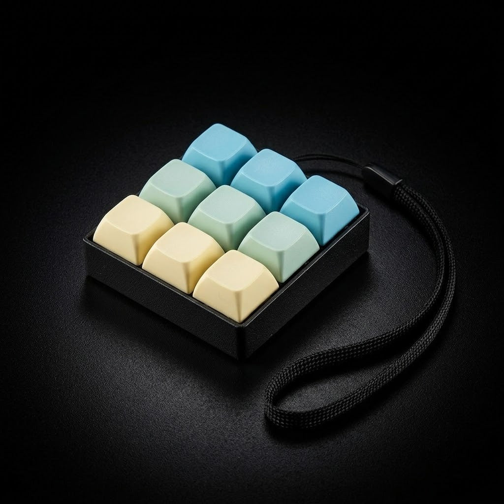 ClackMatrix | 9-Key Mechanical Fidget Pad