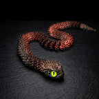 3D Printed Articulated Bionic Snake | Desktop Fidget Stress-Relief Toy (30cm / 11.8")